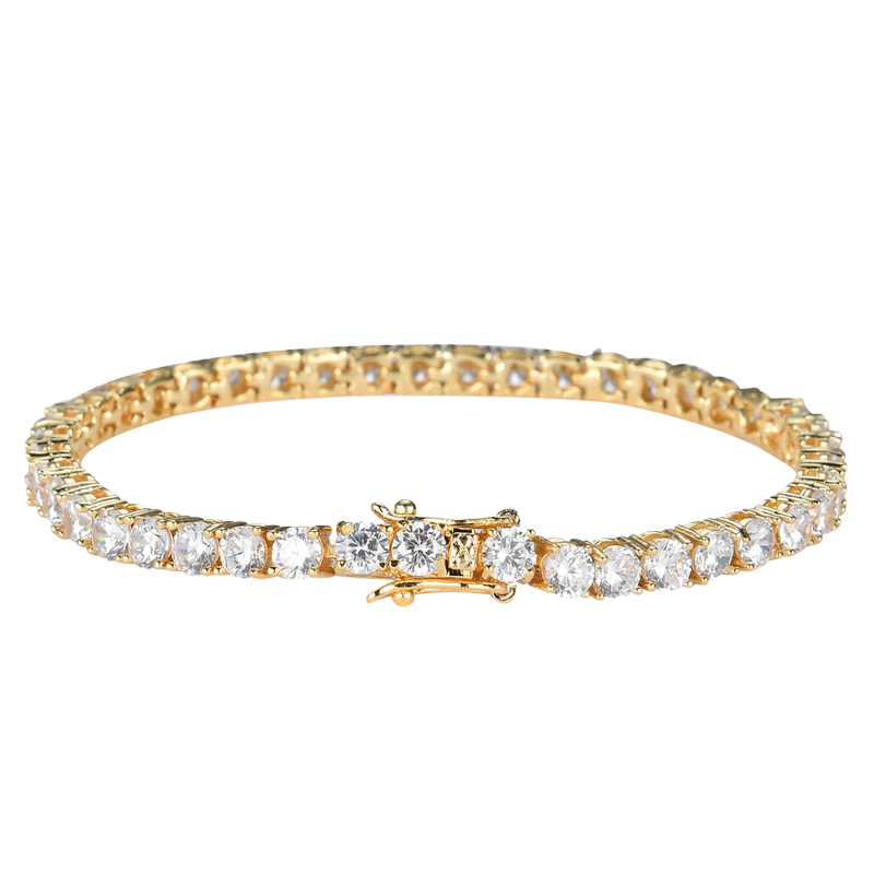 GOLD TENNIS BRACELET