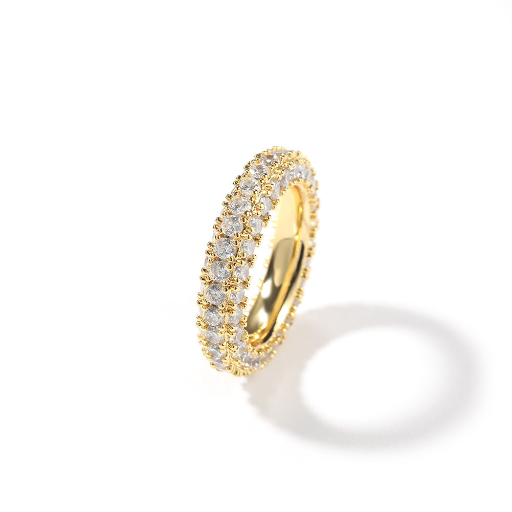 GOLD DIAMOND BAND RING