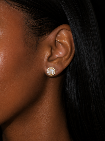 DIAMOND CLUSTER EARRINGS